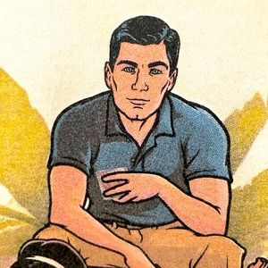 FX animated show ARCHER 2014 San Diego Comic Con SDCC T-Shirt (L)